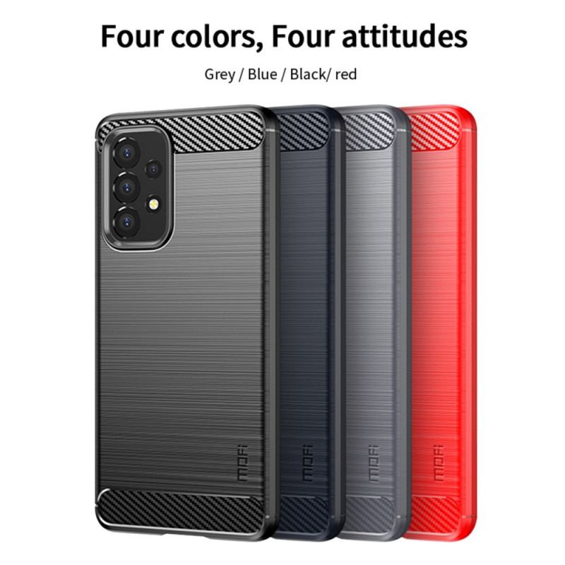 Capa Para Samsung Galaxy A53 5G Fibra De Carbono Escovada Mofi