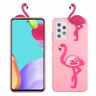 Capa Para Samsung Galaxy A53 5G Flamingo 3d