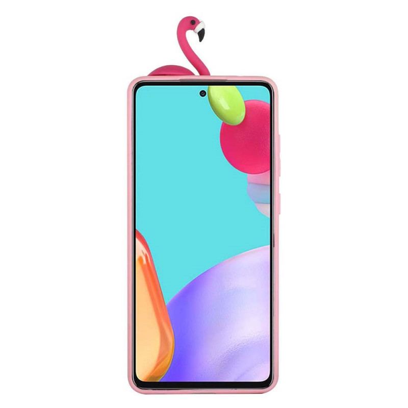 Capa Para Samsung Galaxy A53 5G Flamingo 3d