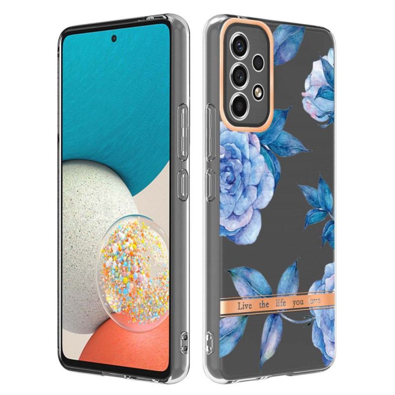 Capa Para Samsung Galaxy A53 5G Floral Sem Costura