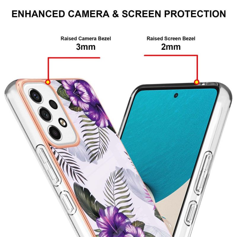 Capa Para Samsung Galaxy A53 5G Flores