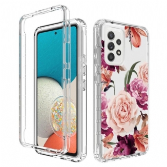 Capa Para Samsung Galaxy A53 5G Flores Sem Costura