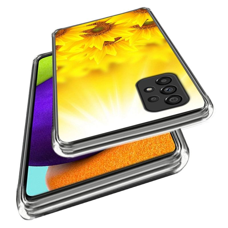 Capa Para Samsung Galaxy A53 5G Girassóis