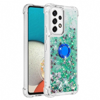 Capa Para Samsung Galaxy A53 5G Lantejoulas Com Suporte De Anel