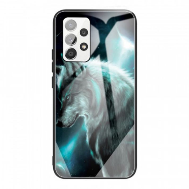 Capa Para Samsung Galaxy A53 5G Lobo De Vidro Temperado