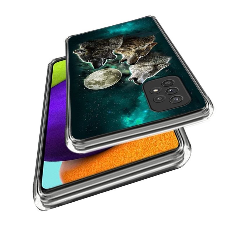 Capa Para Samsung Galaxy A53 5G Lobos Sem Costura