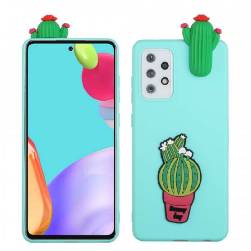 Capa Para Samsung Galaxy A53 5G Loucura De Cacto 3d