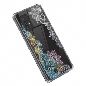 Capa Para Samsung Galaxy A53 5G Mandala De Renda Sem Costura