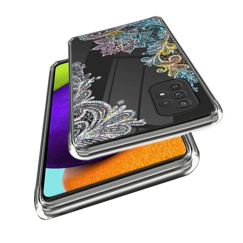 Capa Para Samsung Galaxy A53 5G Mandala De Renda Sem Costura