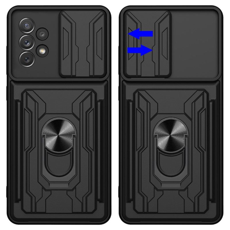 Capa Para Samsung Galaxy A53 5G Porta-cartões De Design E Protetores De Lente