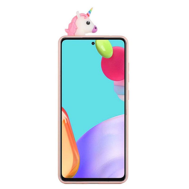 Capa Para Samsung Galaxy A53 5G Unicórnio 3d