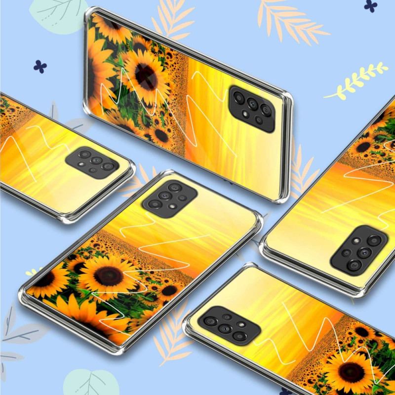 Capa Para Samsung Galaxy A53 5G Variação Floral