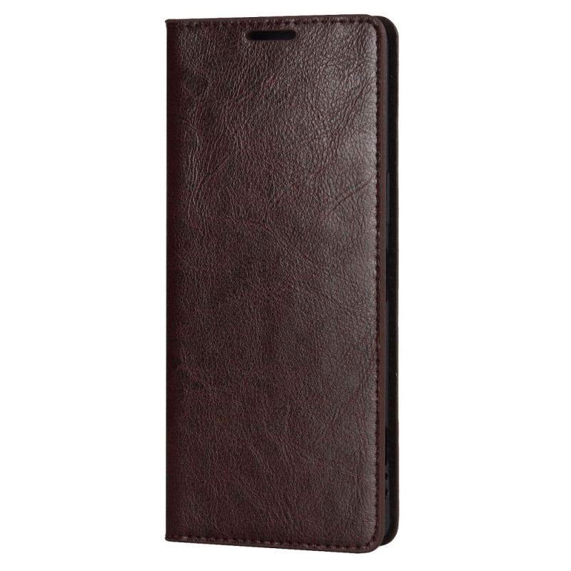 Capa De Celular Para Sony Xperia 1 IV Flip Couro Genuíno