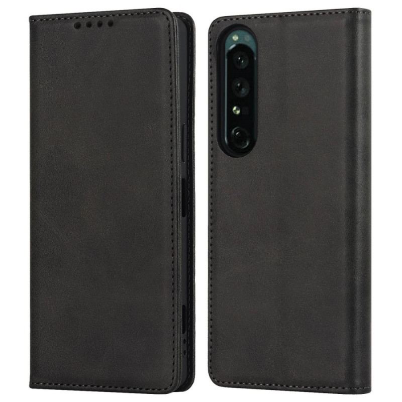 Capa De Celular Para Sony Xperia 1 IV Flip Estilo Classico