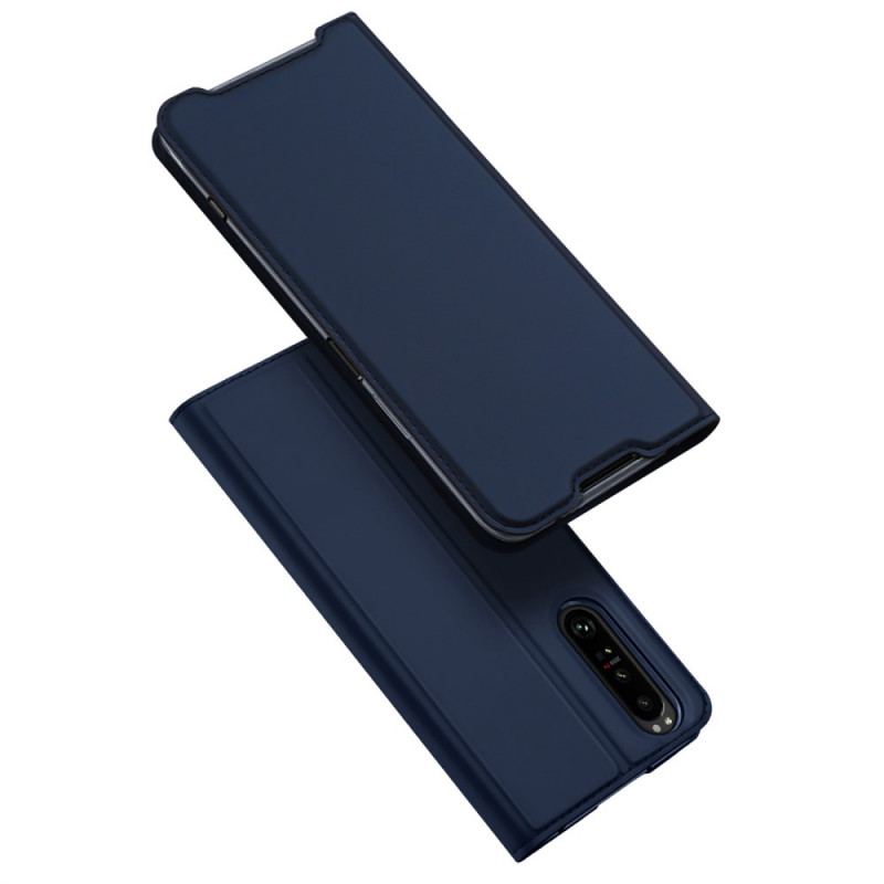 Capa De Celular Para Sony Xperia 1 IV Flip Skin Pro Series Dux Ducis