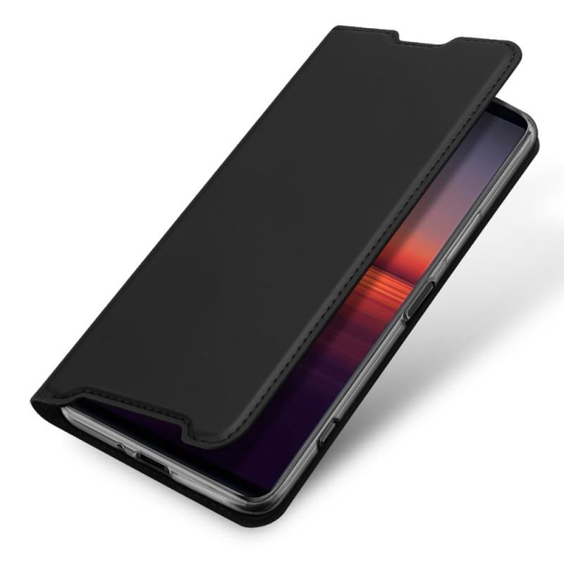 Capa De Celular Para Sony Xperia 1 IV Flip Skin Pro Series Dux Ducis