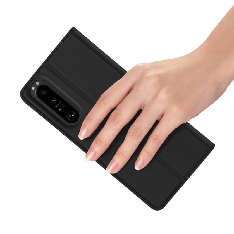 Capa De Celular Para Sony Xperia 1 IV Flip Skin Pro Series Dux Ducis