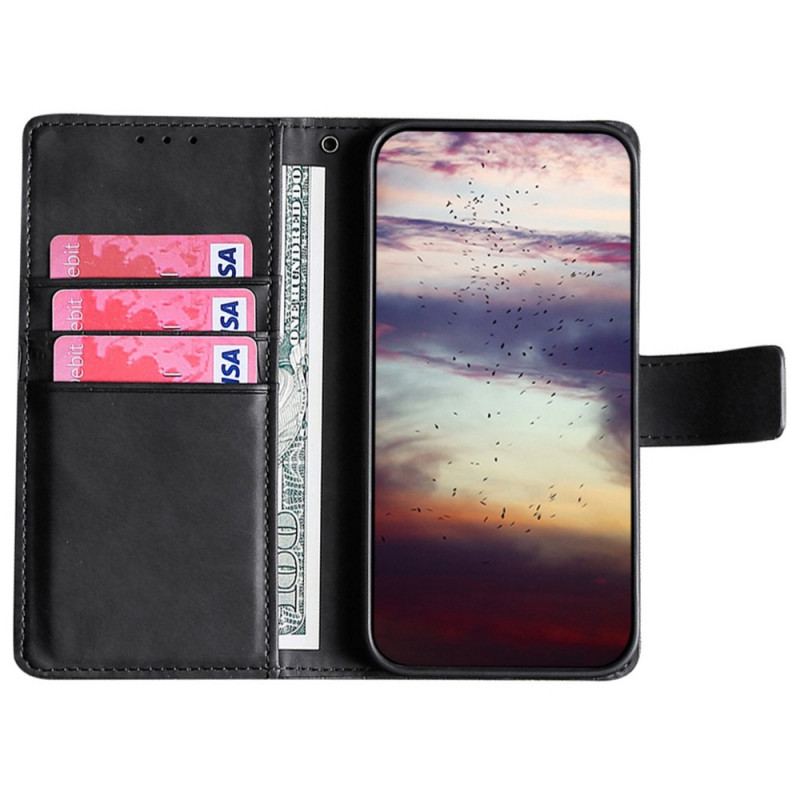 Capa De Couro Para Sony Xperia 1 IV Estilo Crocodilo