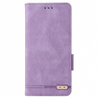 Capa De Couro Para Sony Xperia 1 IV Refinamento Luxuoso