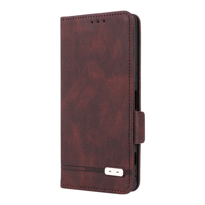 Capa De Couro Para Sony Xperia 1 IV Refinamento Luxuoso