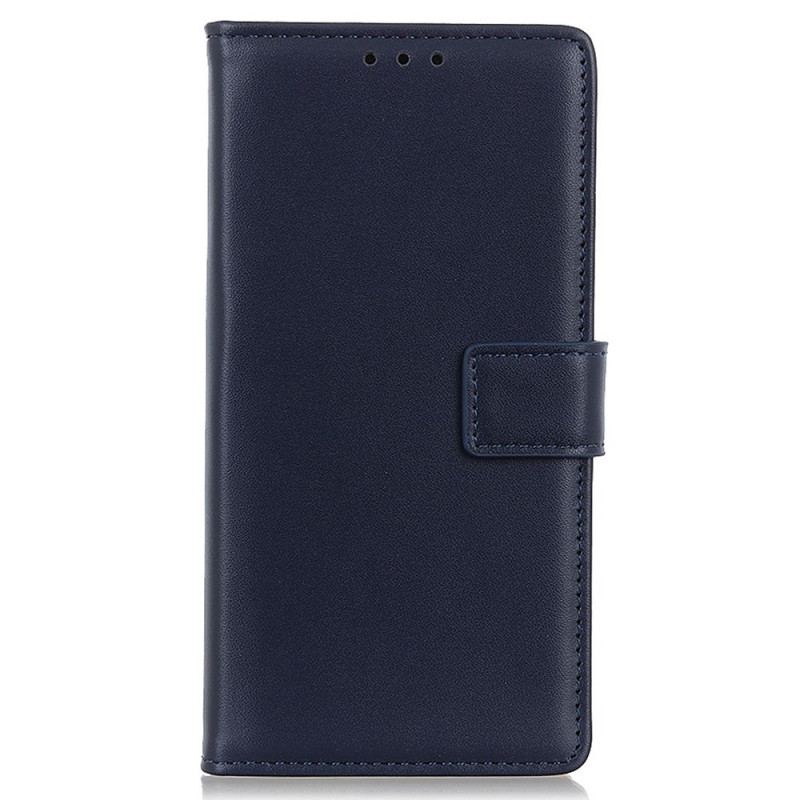 Capa Em Pele Para Sony Xperia 1 IV Couro Sintético Liso