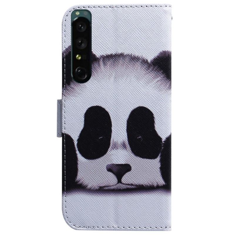 Capa Em Pele Para Sony Xperia 1 IV Panda