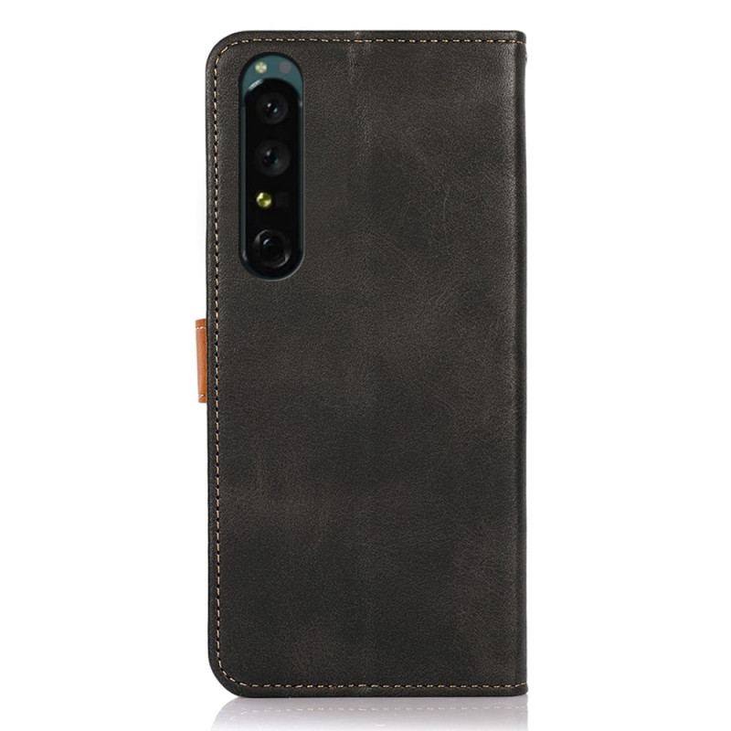 Capa Flip Para Sony Xperia 1 IV Com Alça Khazneh