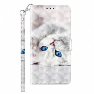 Capa Flip Para Sony Xperia 1 IV De Cordão Apenas Gatos Tangas