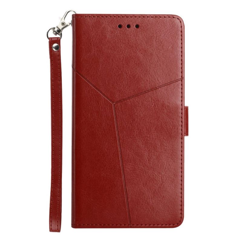 Capa Flip Para Sony Xperia 1 IV De Cordão Padrão Y Strappy