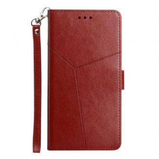 Capa Flip Para Sony Xperia 1 IV De Cordão Padrão Y Strappy