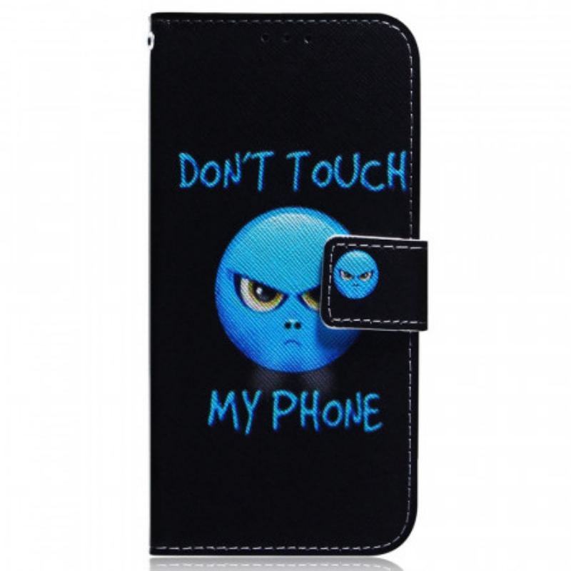 Capa Flip Para Sony Xperia 1 IV Emoji Telefone