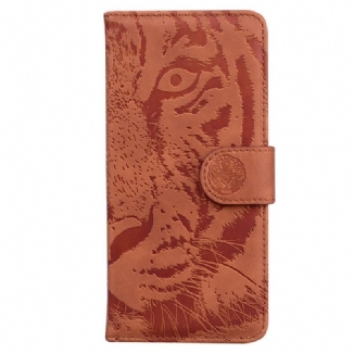 Capa Flip Para Sony Xperia 1 IV Estampa De Tigre