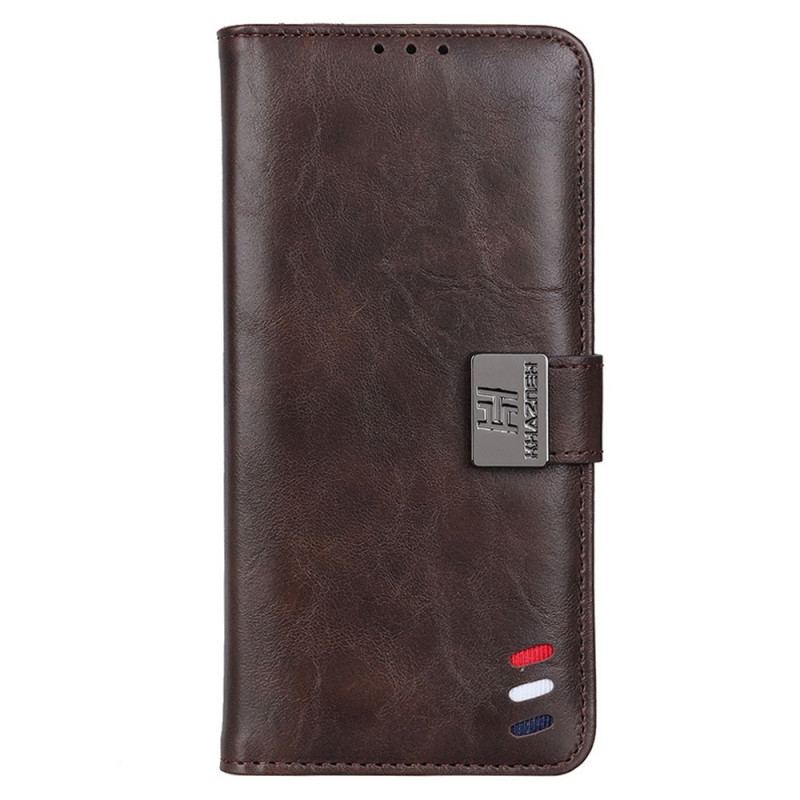 Capa Flip Para Sony Xperia 1 IV Fecho Prata Tricolor