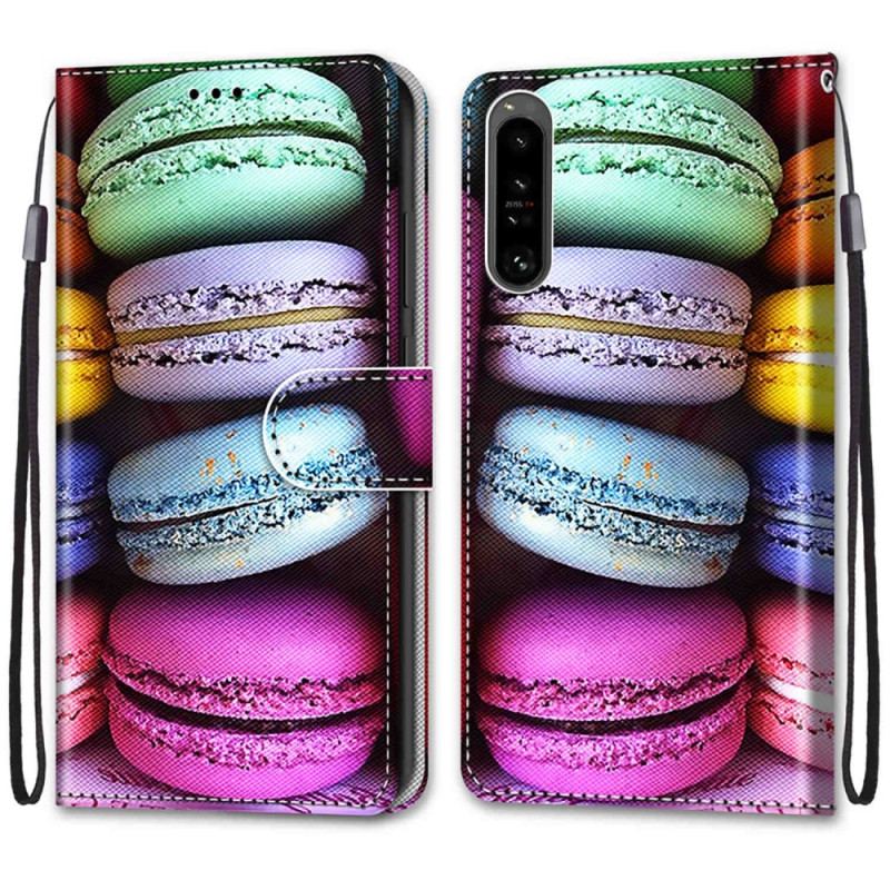 Capa Flip Para Sony Xperia 1 IV Macarons