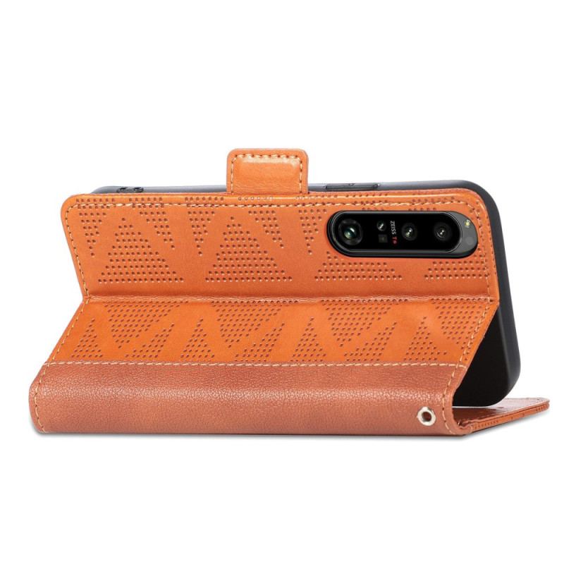 Capa Flip Para Sony Xperia 1 IV À Moda