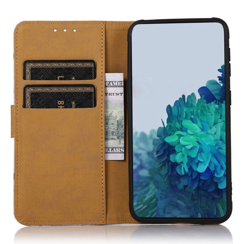 Capa Flip Para Sony Xperia 1 IV Tigre Feroz