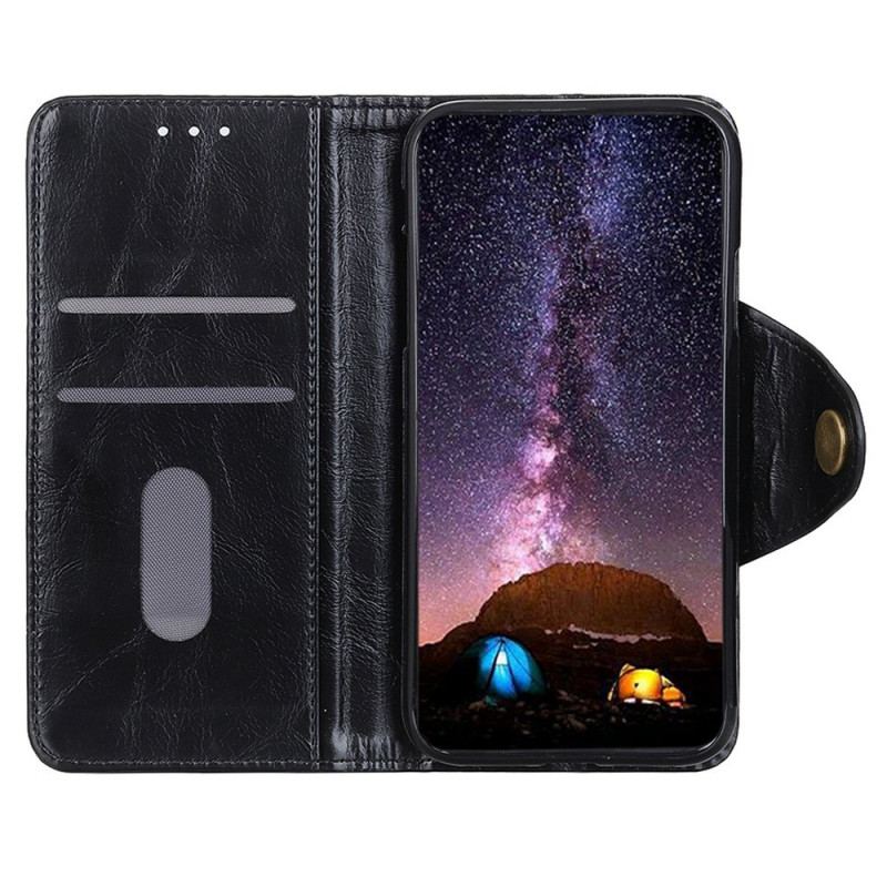 Capa Folio Para Sony Xperia 1 IV Botão De Fecho