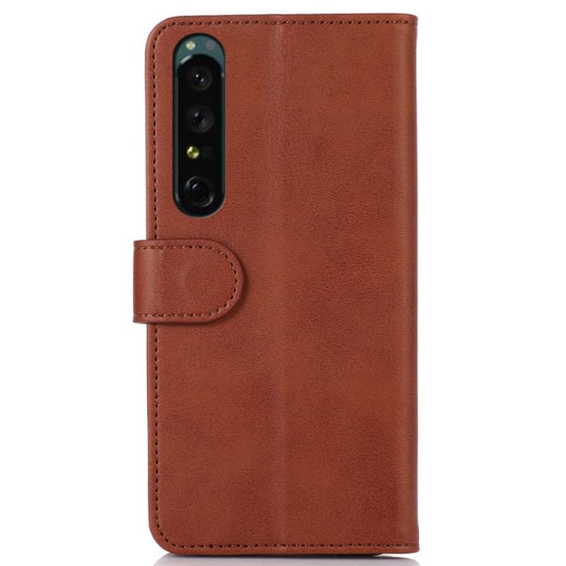 Capa Folio Para Sony Xperia 1 IV Estilo De Couro