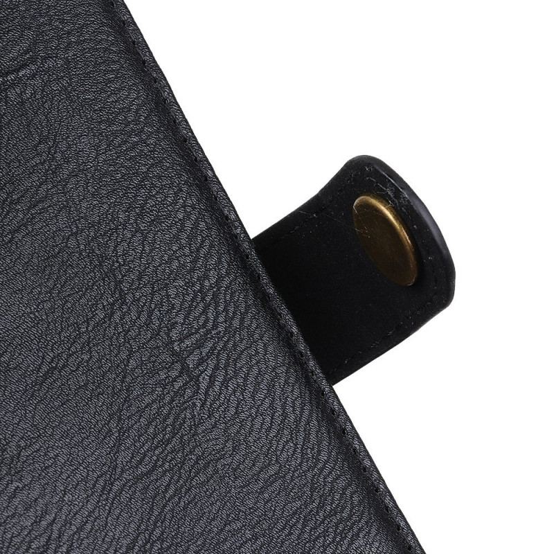 Capa Folio Para Sony Xperia 1 IV Imitação De Couro Khazneh