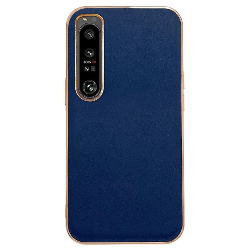 Capa Para Sony Xperia 1 IV Cor De Couro Genuíno