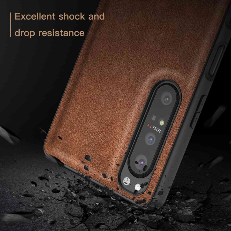 Capa Para Sony Xperia 1 IV Couro Sintético