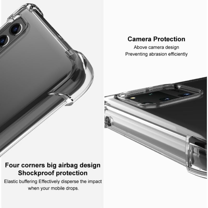 Capa Para Sony Xperia 1 IV Transparente Com Filme De Tela Imak