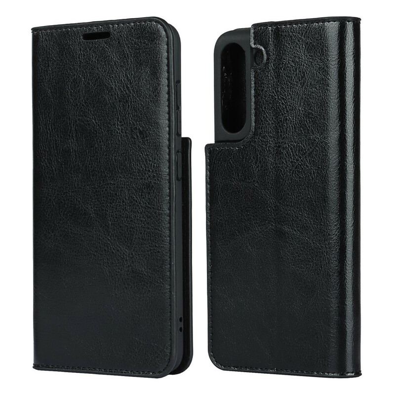 Capa De Celular Para Samsung Galaxy S21 FE Flip Cores Sugeridas De Couro Genuíno