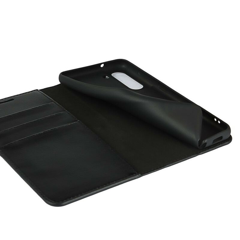 Capa De Celular Para Samsung Galaxy S21 FE Flip Cores Sugeridas De Couro Genuíno