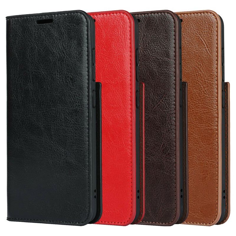 Capa De Celular Para Samsung Galaxy S21 FE Flip Cores Sugeridas De Couro Genuíno