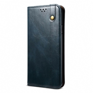 Capa De Celular Para Samsung Galaxy S21 FE Flip Couro Sintético Encerado