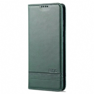 Capa De Celular Para Samsung Galaxy S21 FE Flip Estilo De Couro Azns