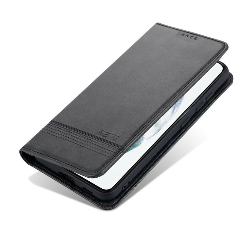 Capa De Celular Para Samsung Galaxy S21 FE Flip Estilo De Couro Azns