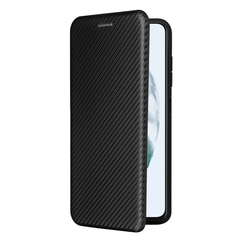 Capa De Celular Para Samsung Galaxy S21 FE Flip Fibra De Carbono