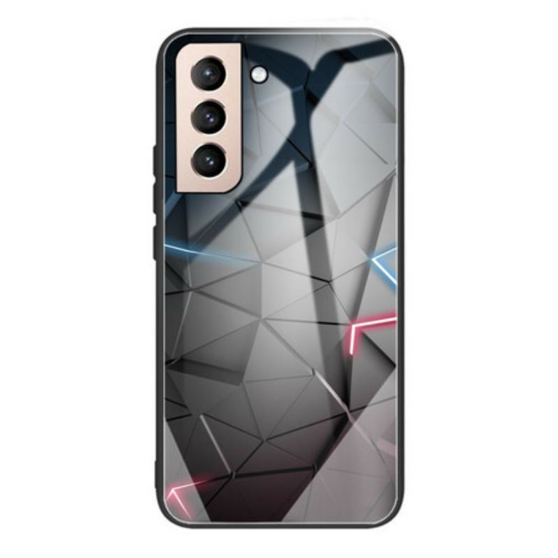 Capa De Celular Para Samsung Galaxy S21 FE Geometria Do Vidro Temperado